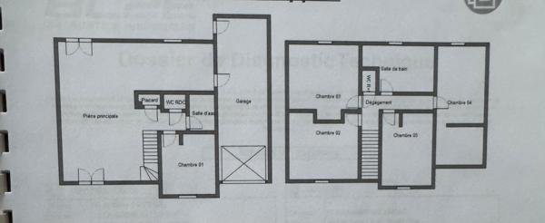 Pavillon 4 chambres + bureau sur terrain de 504m2