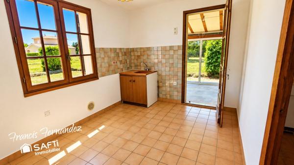 Maison 2 chambres avec potentiel d’agrandissement