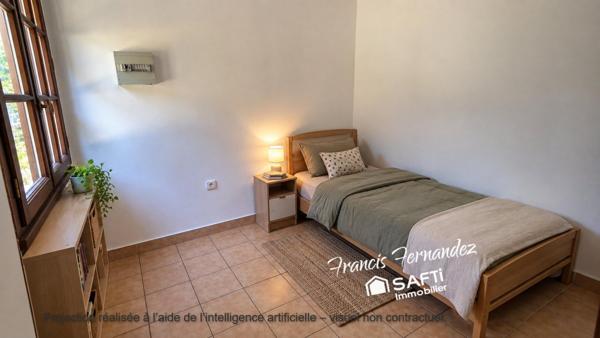 Maison 2 chambres avec potentiel d’agrandissement