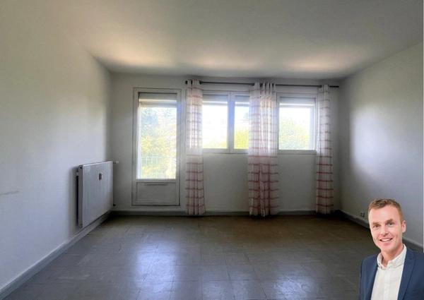 Appartement à vendre situé au 3e étage, de type 3, d’une surface de 70 m² habitable.