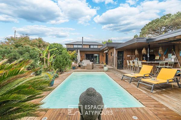 Maison familiale avec piscine et pool house, esprit vacances à Villenave d’Ornon