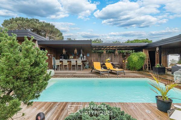 Maison familiale avec piscine et pool house, esprit vacances à Villenave d’Ornon