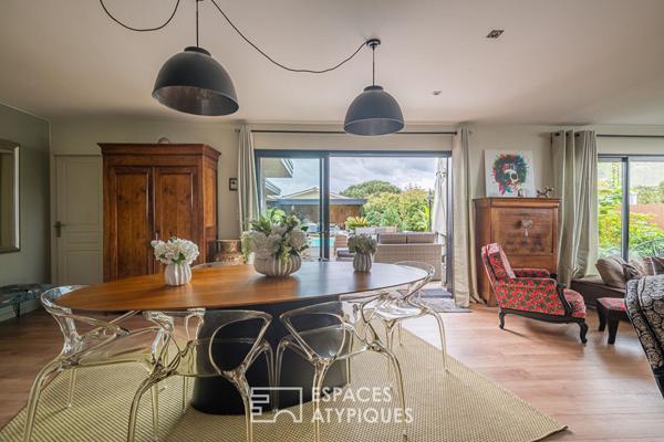 Maison familiale avec piscine et pool house, esprit vacances à Villenave d’Ornon