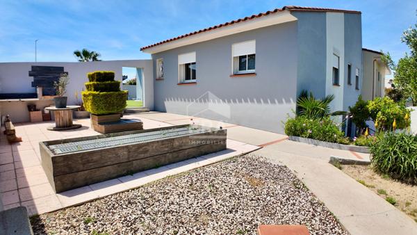 À vendre à Saleilles : Maison plain-pied 5 pièces avec piscine et sous-sol