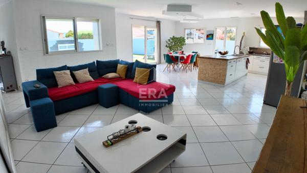 À vendre à Saleilles : Maison plain-pied 5 pièces avec piscine et sous-sol