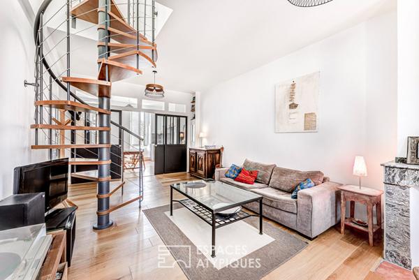 Duplex rénové au centre de Toulouse quartier Marengo