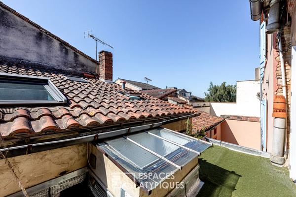 Duplex rénové au centre de Toulouse quartier Marengo