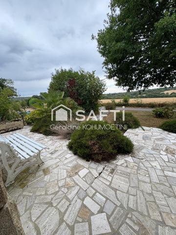 Grand terrain et beaux espaces-Cadre verdoyant