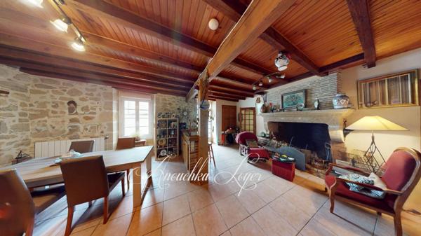 Maison de ville avec garage et jardin