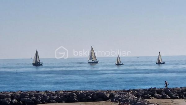 Je vous propose à la vente cet appartement traversant situé au 1er étage d'une résidence sécurisée avec ascenseur et accès PMR sur le port de Carnon.
L'appartement d'environ 81m2 habitable (68m2 Carrez) est composé d'une entrée avec placard, une cuisine aménagée avec un balconnet, une grande pièce de vie avec coin salon et salle à manger et un accès sur la terrasse avec vue sur le beau jardin de la place des Cystes, une salle de douche, 2 chambres dont une avec placards et des WC indépendants. 
L'appartement est calme, bien ventilé et proche de toutes les commodités. Des prestations essentielles: climatisation, menuiseries aluminium double vitrage, accès PMR, ascenseur, un seul appartement voisin sur le palier, résidence très bien gérée et bien entretenue.
Une opportunité à saisir!