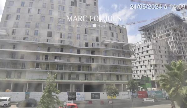 Nice – Programme neuf étage élevé 2 chambres, terrasse 23m² et parking