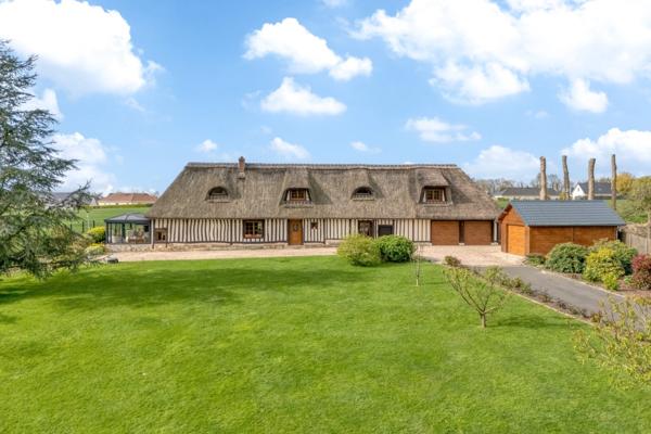 🌿 Chaumière de caractère – 200 m² – Environnement privilégié à proximité de Saint-Romain-de-Colbosc