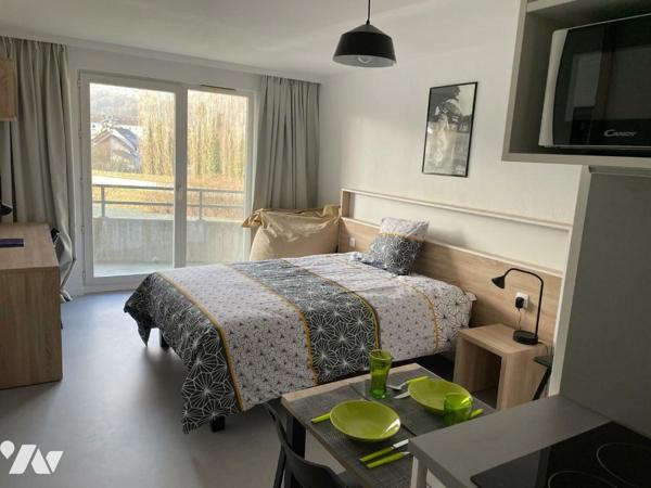 À vendre – Studio meublé en résidence étudiante rénovée en 2022 – Campus Technolac