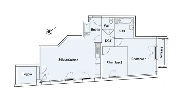 Appartement à vendre 3 pièces 65 m² Rosny-sous-Bois