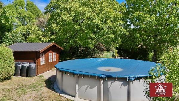 Maison en pierre avec garage, piscine et jardin. Penne-d'Agenais (47140)