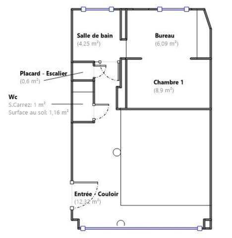 Loft atypique Mairie LES LILAS 2 chambres