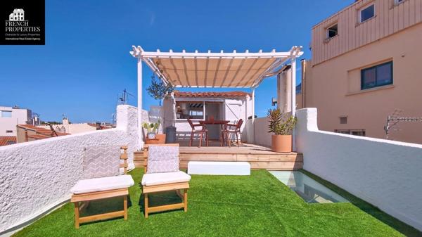 Triplex atypique  avec terrasse  .Hyper centre ville de Perpignan