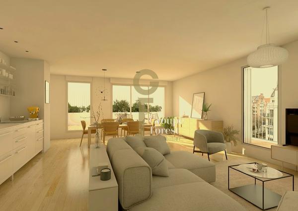 Beau T4 en duplex, Vieux Lille avec double terrasses Sud Ouest