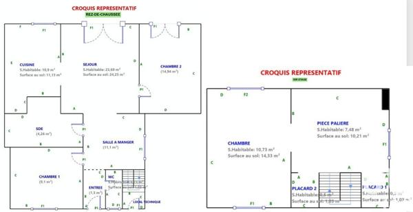 Pavillon 4 pièces de 110 m² à Franconville (95130)