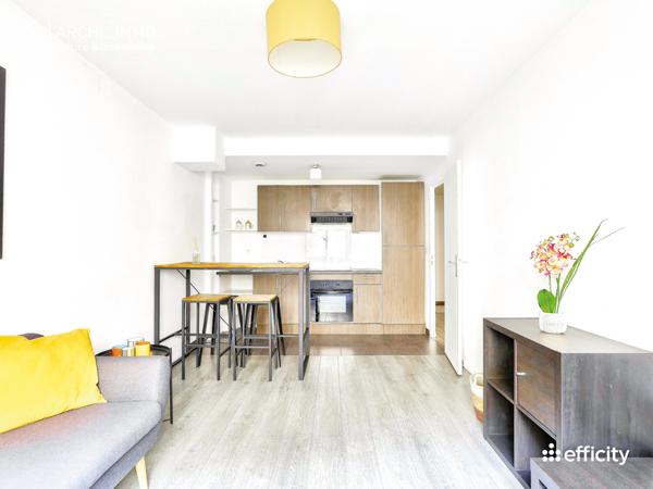 Appartement 2 pièces - 42 m² Exclusivité efficity