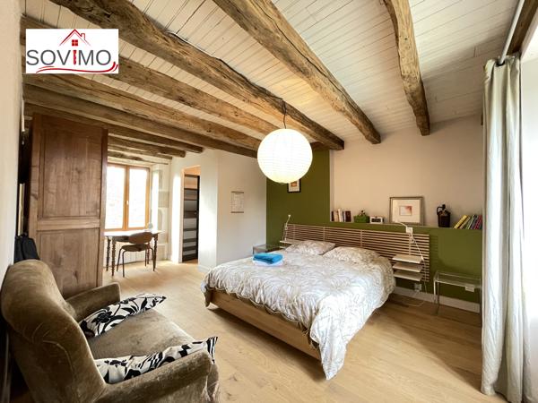 EN CAMPAGNE, BELLE MAISON CHARENTAISE INDÉPENDANTE EN PIERRE, ENTIÈREMENT RESTAURÉE, SUR 4800 M2 DE TERRAIN