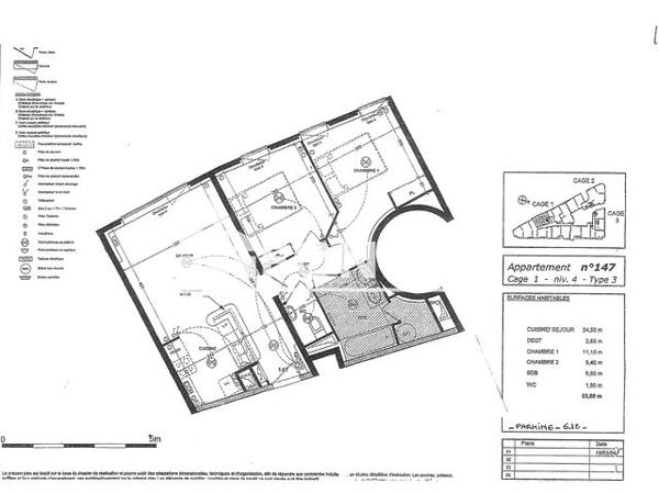 Location Appartement 3 pièces 55.8 m² - 4 RUE DE LA BOUCHERIE Nantes 44000