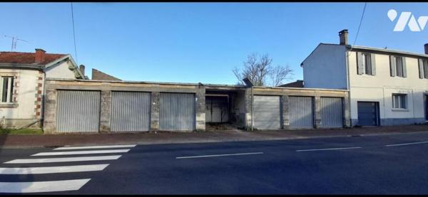 Ensemble de 6 garages loués sur la commune de SAINTES - quartier Gare