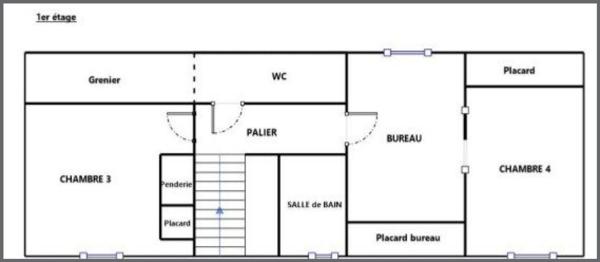 Maison à CESSON-SEVIGNE, 35510 - 6 pièces 128m²