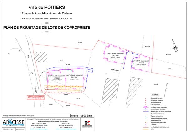 Terrain - POITIERS - Secteur du Porteau