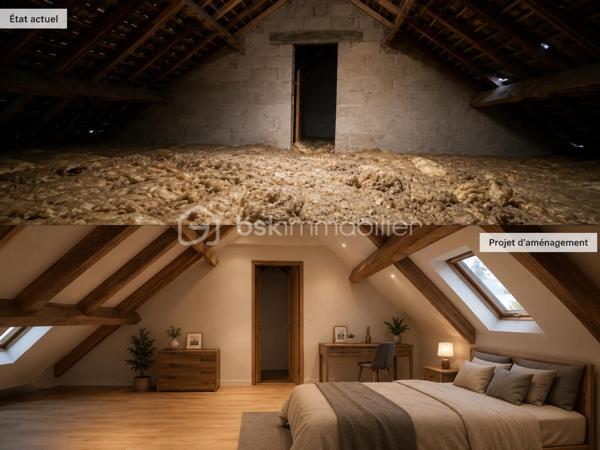 Située dans un environnement pavillonnaire apprécié de Goussainville, à proximité des écoles, commerces, professionnels de santé et de la gare permettant de rejoindre Paris, cette maison individuelle offre de belles perspectives d'aménagement pour un projet familial.

Édifiée sur une parcelle d'environ 400 m², elle développe actuellement environ 77 m² habitables et bénéficie d'une surface utile d'environ 120 m².

Le niveau principal se compose, d'un salon/salle à manger lumineux, d'une cuisine indépendante, de trois chambres, d'une salle de bains et d'un WC.
À l'extérieur, vous profiterez d'un agréable jardin plat et arboré avec terrasse, idéal pour les moments de détente en famille.

Son véritable atout réside dans son potentiel d'évolution :

•	Combles aménageables d'environ 45 m² permettant d'envisager la création de chambres supplémentaires, d'une suite parentale ou d'un espace bureau.

•	Sous-sol total surélevé en rez-de-jardin avec accès direct vers l'extérieur, bénéficiant de fenêtres, d'un point d'eau et de plusieurs espaces pouvant être repensés selon vos besoins (atelier, espace loisirs, bureau, stockage ou projet d'aménagement sous réserve des autorisations nécessaires).

Une maison offrant de nombreuses possibilités de valorisation pour les acquéreurs souhaitant créer un bien à leur image.

Les atouts :

- Maison individuelle
- Terrain d'environ 400 m²
- Jardin et terrasse
- 3 chambres
- Combles aménageables d'environ 45 m²
- Sous-sol total avec accès direct au jardin
- Surface utile d'environ 120 m²
- Proche écoles, commerces, médecins et gare
- Fort potentiel d'agrandissement

Une visite s'impose pour apprécier tout le potentiel de cette maison et imaginer votre futur projet de vie.