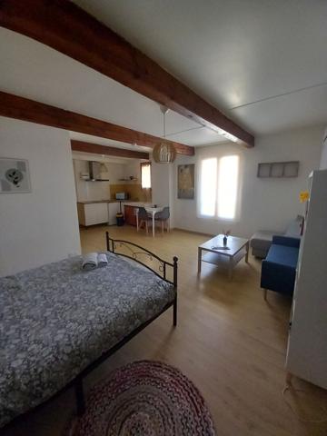 Grand studio meublé climatisé