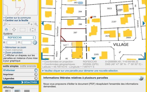 Terrain à vendre    Sessenheim