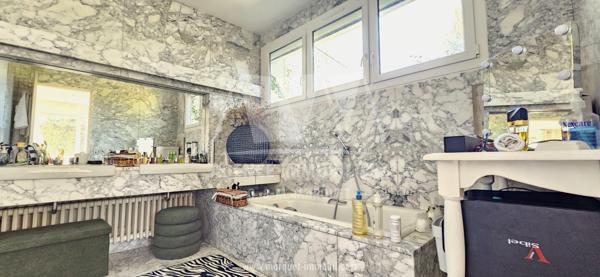 CHAMPNIERS - MAISON ATYPIQUE DE 265 m² AVEC GARAGE, PISCINE ET TERRAIN CLOS DE 14 077 m²