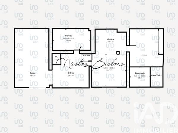 Maison à vendre 8 pièces 310 m² Cheval-Blanc