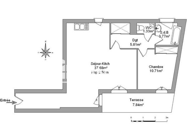Location Appartement 2 pièces 59.3 m² - 839 RUE TOUSSAINT MERLE La Seyne Sur Mer 83500