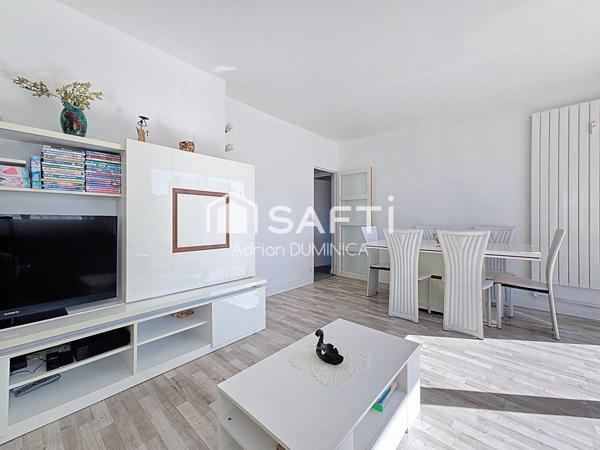 Bel appartement rénové avec une grande terrasse