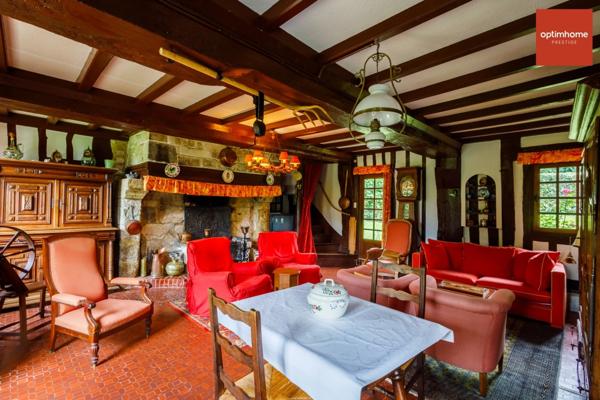 Magnifique Chaumière normande de charme avec 6 chambres sur 180 m2 à quelques km de Pont-l’Évêque