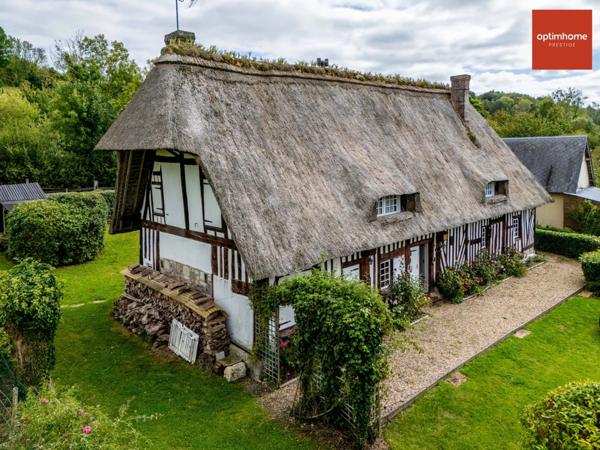Magnifique Chaumière normande de charme avec 6 chambres sur 180 m2 à quelques km de Pont-l’Évêque