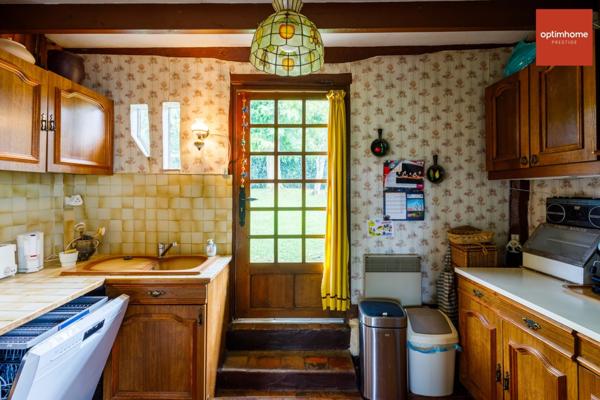 Magnifique Chaumière normande de charme avec 6 chambres sur 180 m2 à quelques km de Pont-l’Évêque