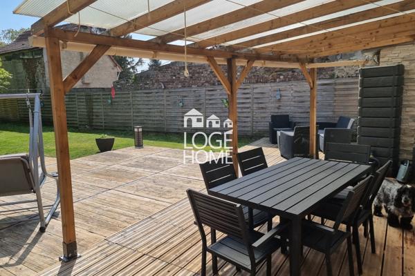 Maison de ville – 170 m² – 5 chambres – jardin sans vis-à-vis – garage traversant + cave à vendre
