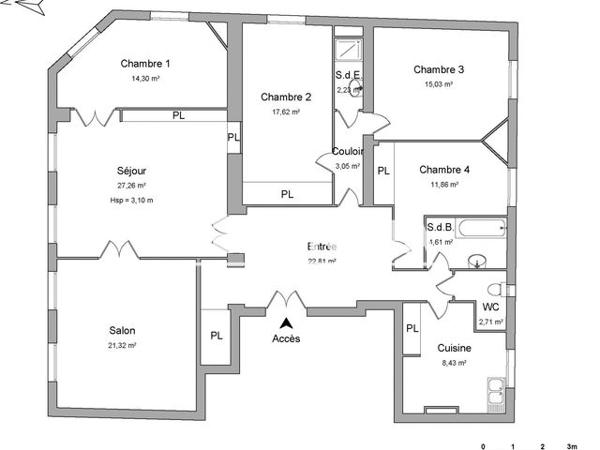 Location Appartement 6 pièces 151.2 m² - 70 RUE DES TIERCELINS Nancy 54000