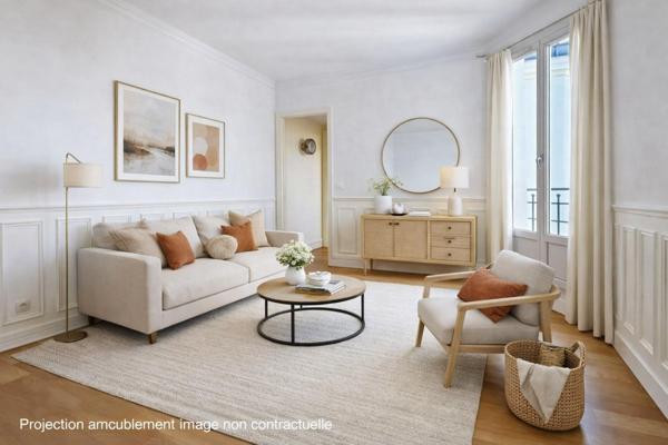 Paris 14e, dernier étage lumineux et calme