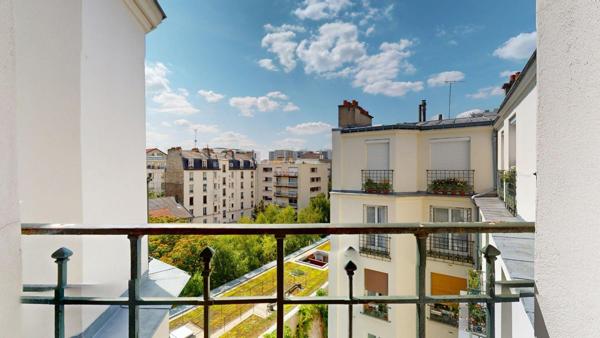 Paris 14e, dernier étage lumineux et calme