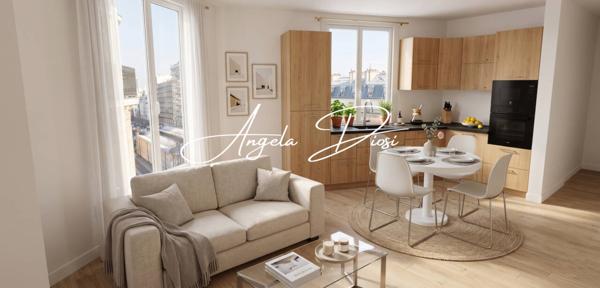 Appartement à vendre 3 pièces de 47 m²