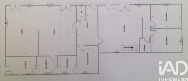 Maison à vendre 9 pièces 235 m² Queaux