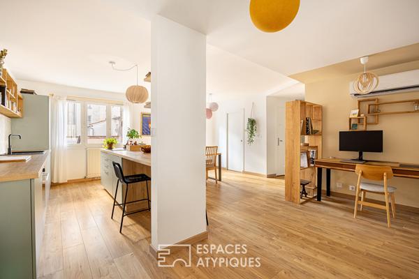 Appartement chaleureux rénové avec balcon à Raspail