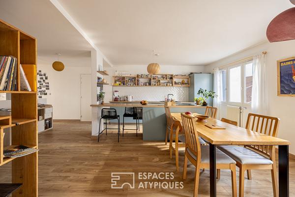 Appartement chaleureux rénové avec balcon à Raspail