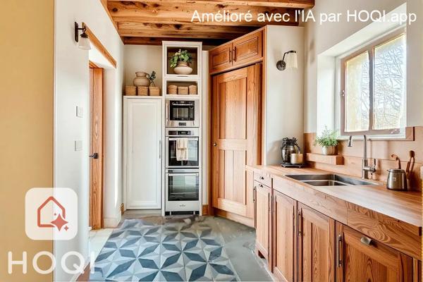 La Bastide-Pradines (12490) Maison de village à rénover et son garage avec jardin