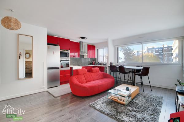 Appartement 2 pièces - 42 m² Exclusivité efficity