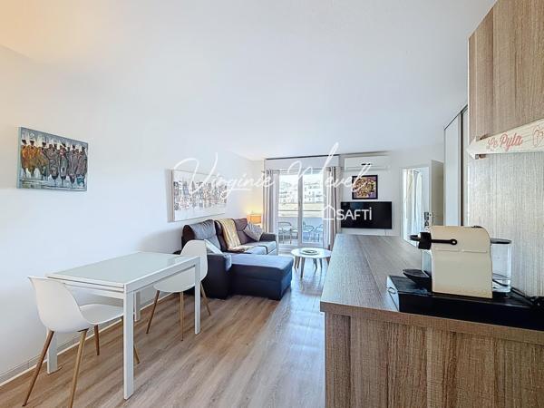 Nice Vauban 2 pièces avec terrasse en étage élevé